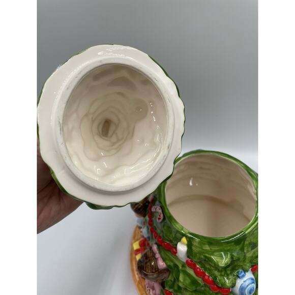 Vintage 1978 Joan Walsh Anglund Christmas Tree Children Cookie Jar - Picture 10 of 11